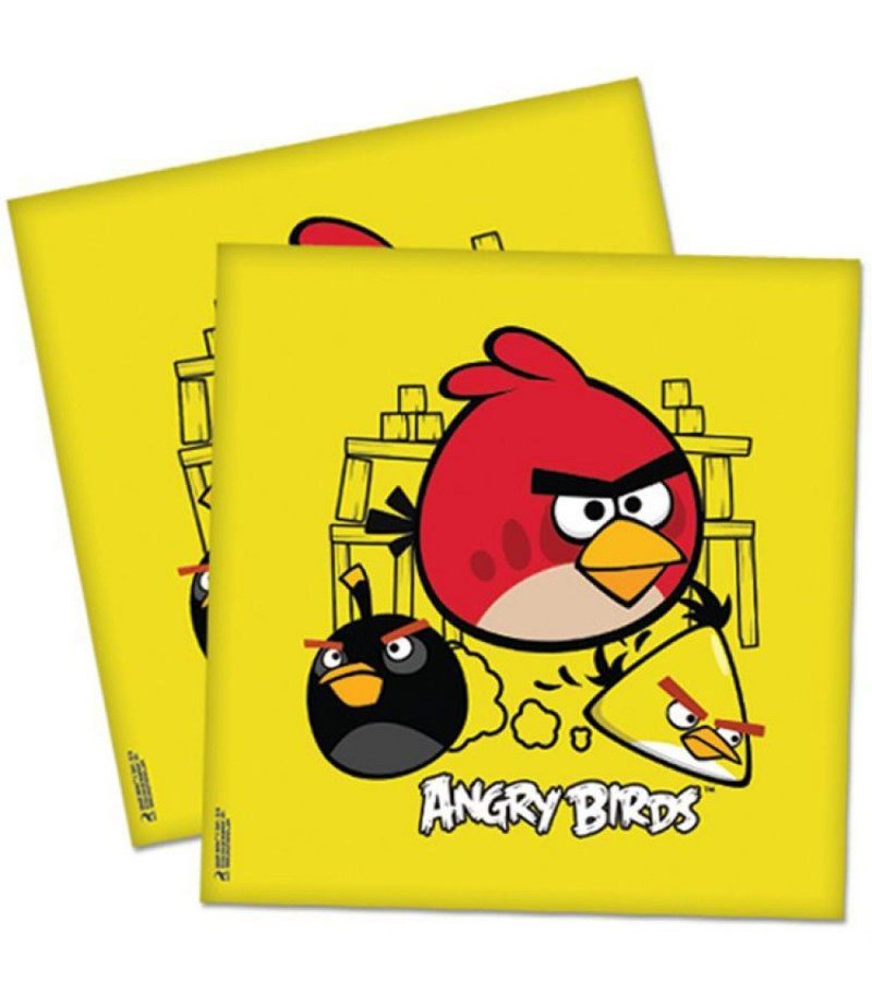 Angry Birds Görselli Kağıt Peçeteler,20 Adet