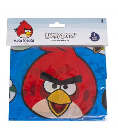 Angry Birds Görselli Kağıt Masa Örtüsü