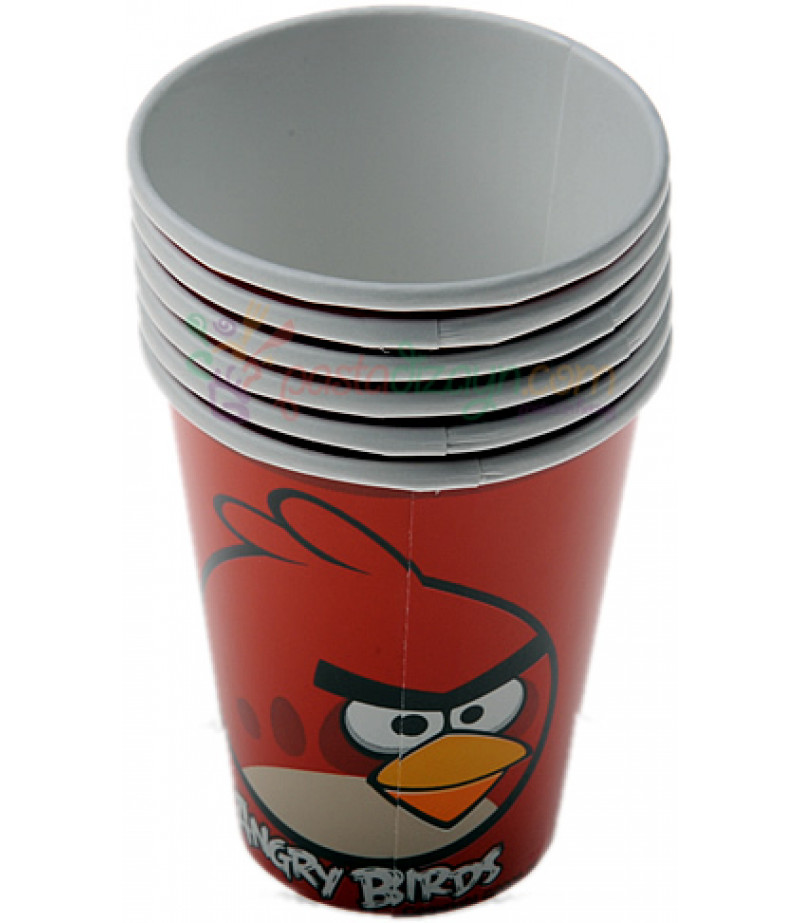 Angry Birds Temalı Bardaklar,8 adet
