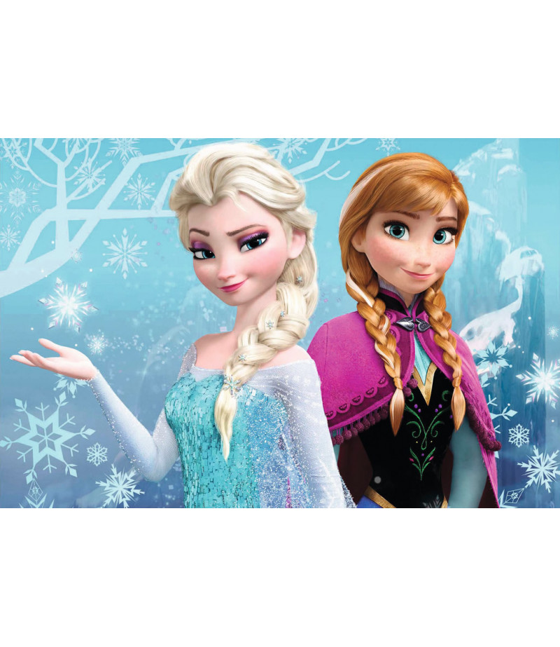 Anna,Elsa Şeker Hamuru Kağıdı İle Baskı