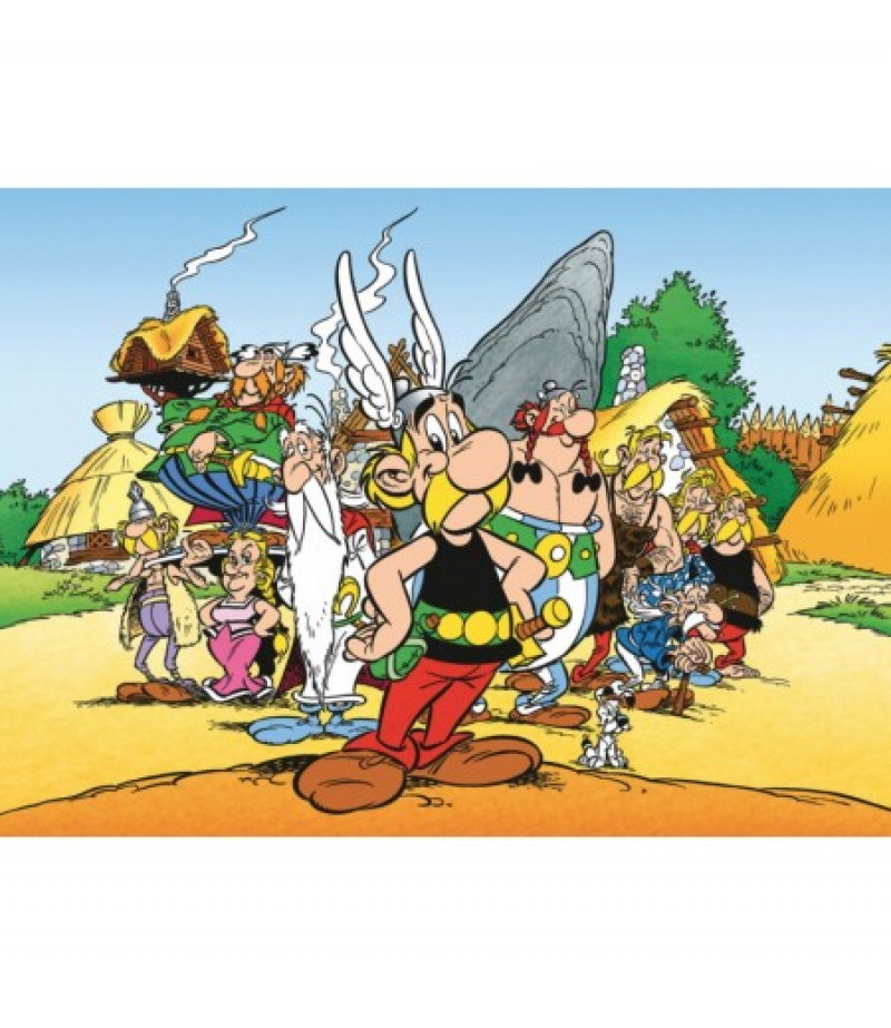 Asterix ve Oberix Şeker Hamuru Kağıdı ile Baskı