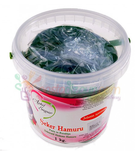 Aybil Çimen Yeşili Şeker Hamuru,1kg