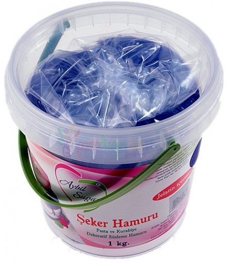 Aybil Lacivert Şeker Hamuru,1kg