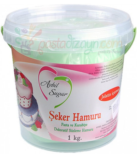 Aybil Su Yeşili Şeker Hamuru,1kg