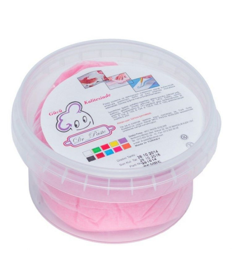 Dr.Paste Açık Pembe Şeker Hamuru,200gr