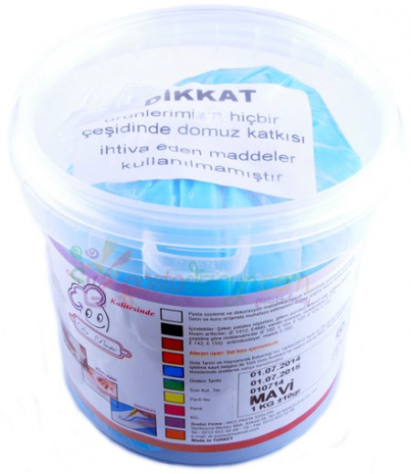 Dr.Paste Mavi Şeker Hamuru,1kg