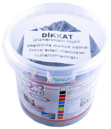 Dr Paste Siyah Renk Şeker Hamuru,1kg