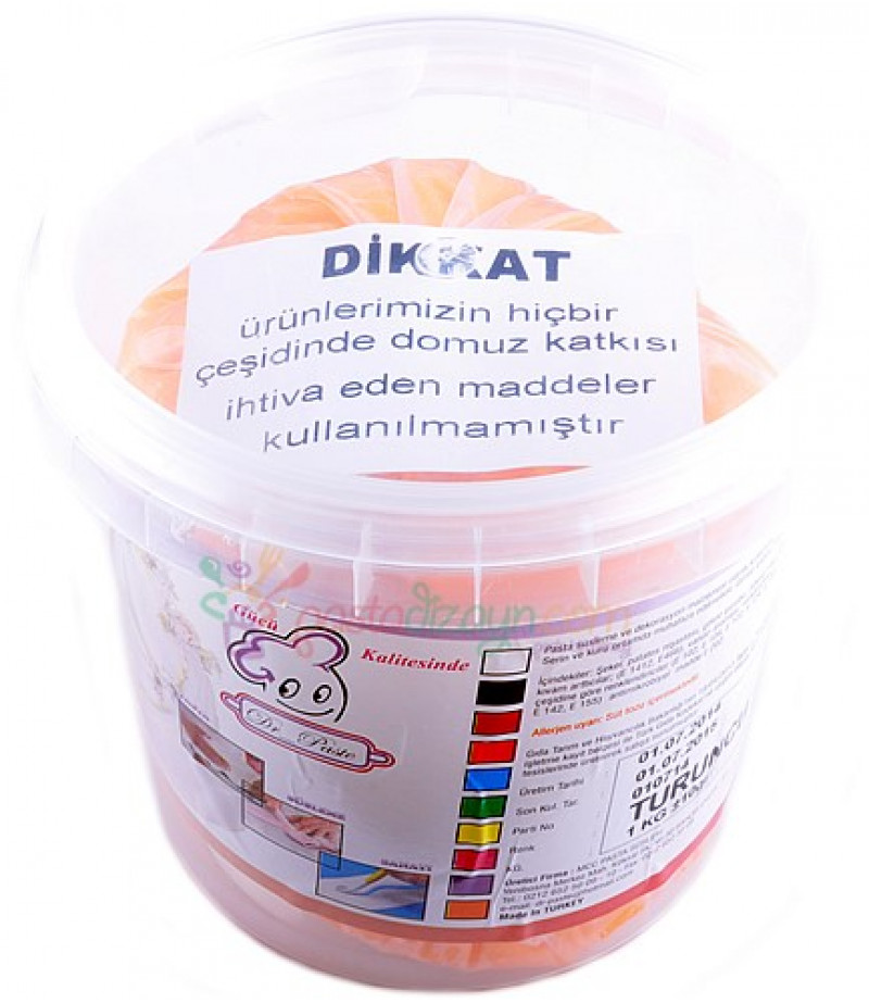 Dr.Paste Turuncu Şeker Hamuru,1kg