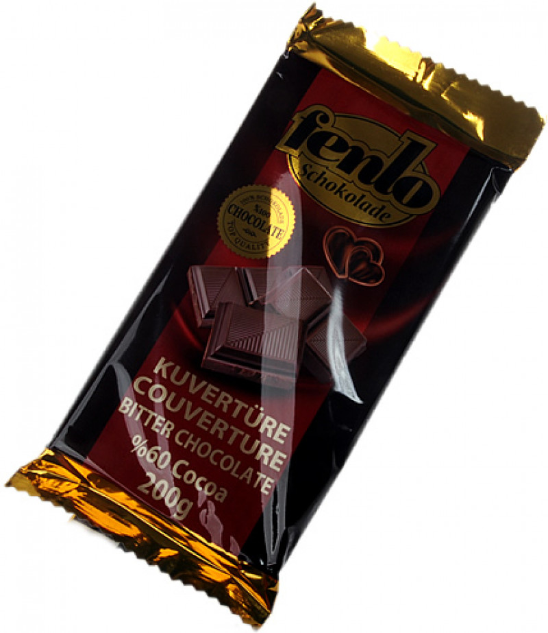 Fenlo Bitter Kuvertür,200gr