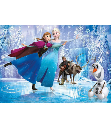 Olaf,Anna,Elsa Gofret Kağıdı İle Baskı