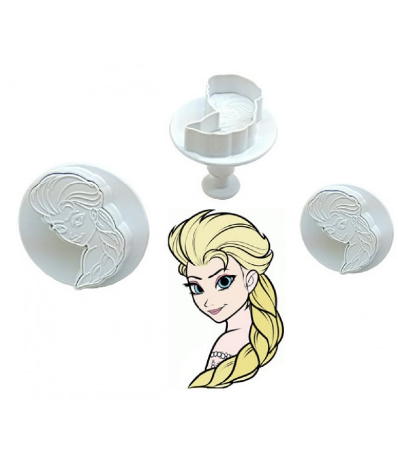 Frozen,Elsa Şekilli Basmalı Kopat Set, 3'lü