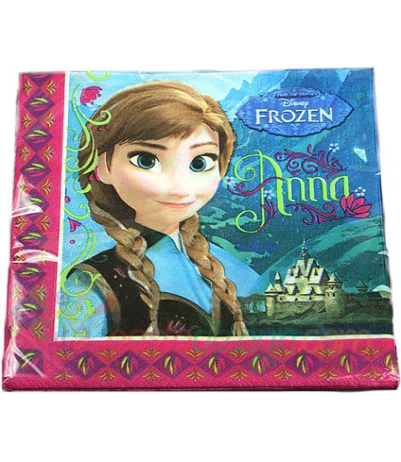 Frozen,Karlar Prensesi Figürlü Peçeteler