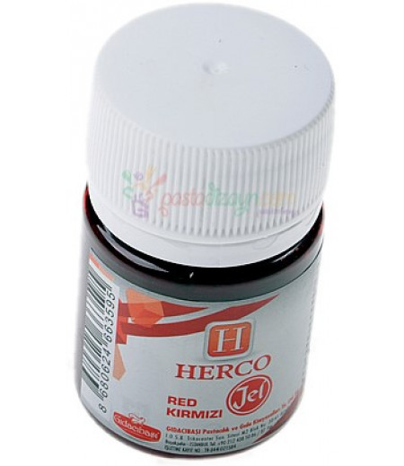 Herco Kırmızı Renk Jel Boya,30ml