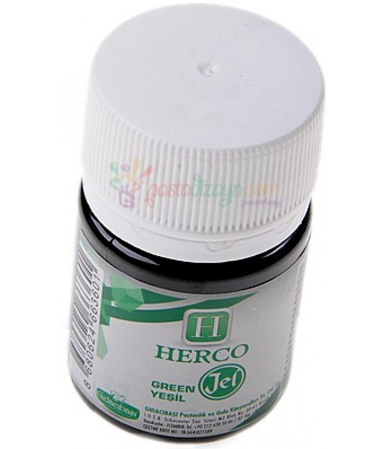 Herco Yeşil Renk Jel Boya,30ml