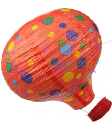 Kırmızı Renk Balon Avize Büyük Parti Feneri