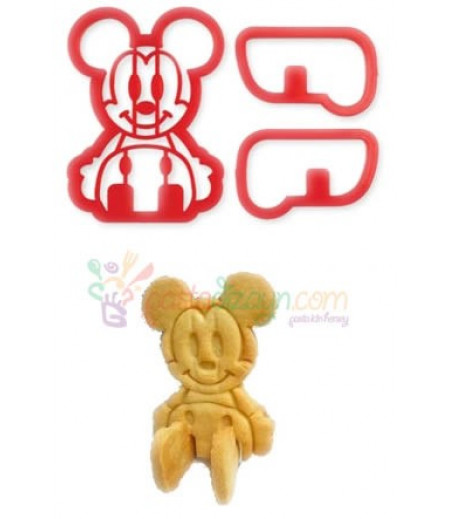 Mickey Mouse 3 Boyutlu Kurabiye Kalıbı