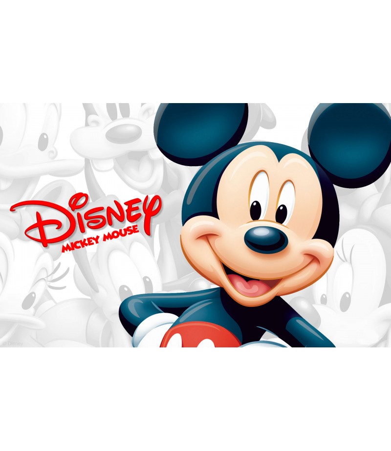 Mickey Mouse Gofret Kağıdı İle Baskı