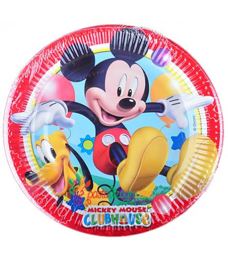 Mickey Mouse Temalı Tabaklar,8 adet