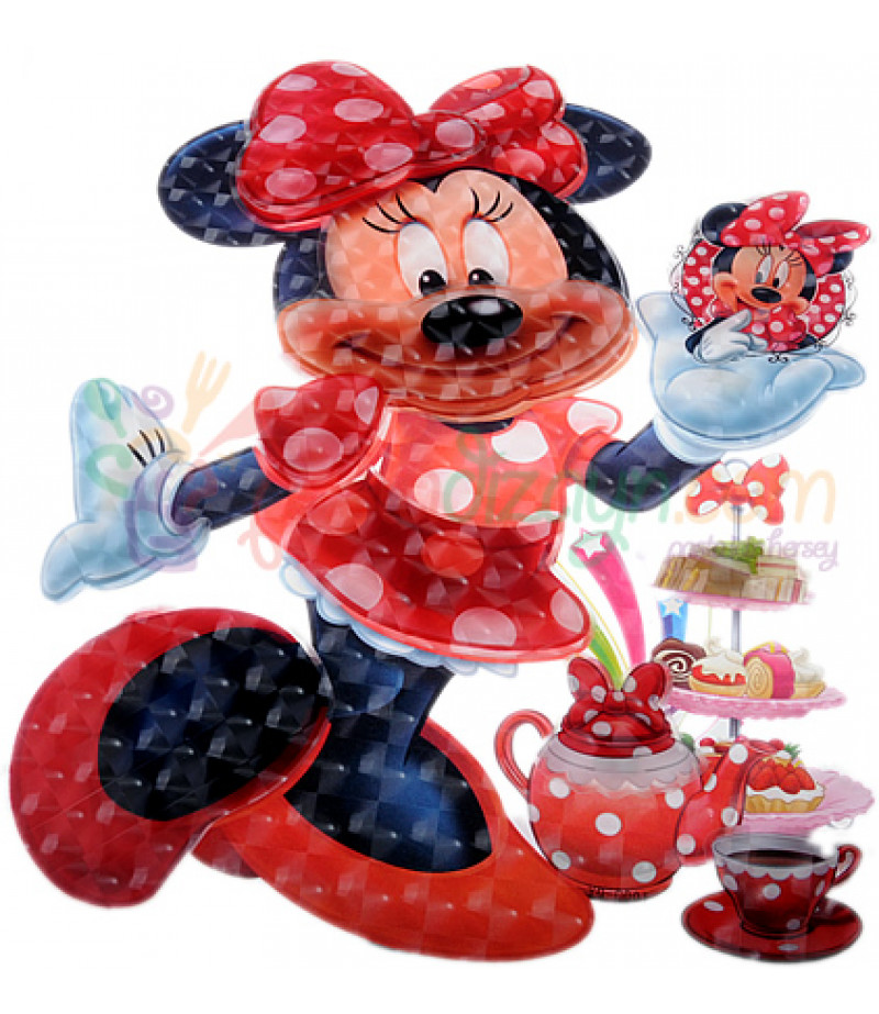 Minnie Mouse 5 Boyutlu Duvar,Kapı Süsü