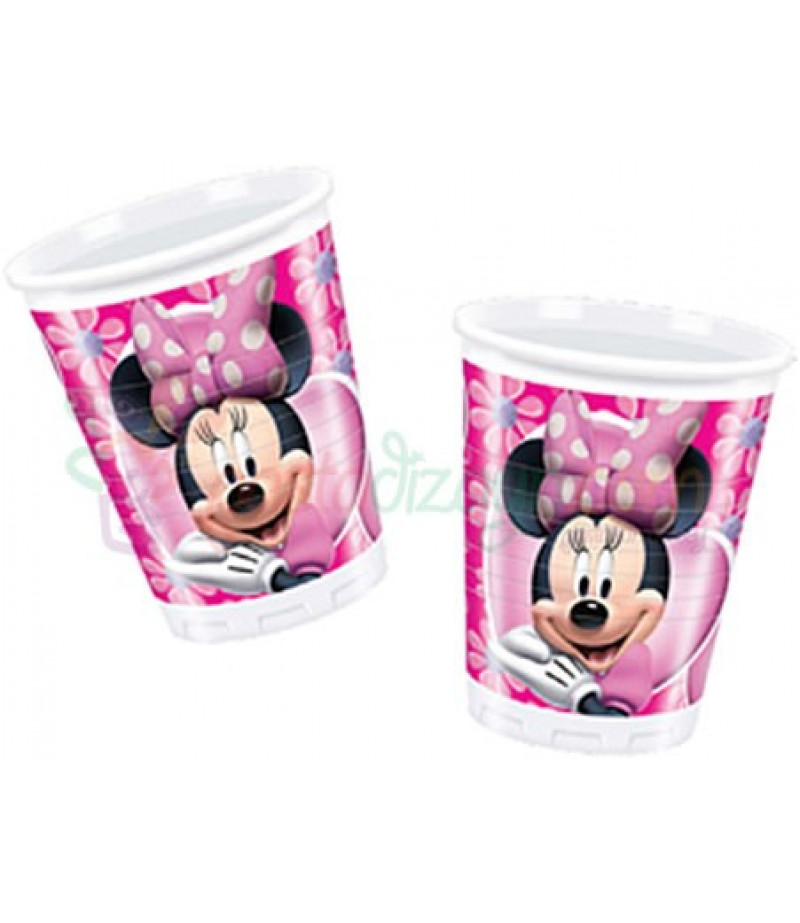 Minnie Mouse Plastik Bardaklar,8 adet