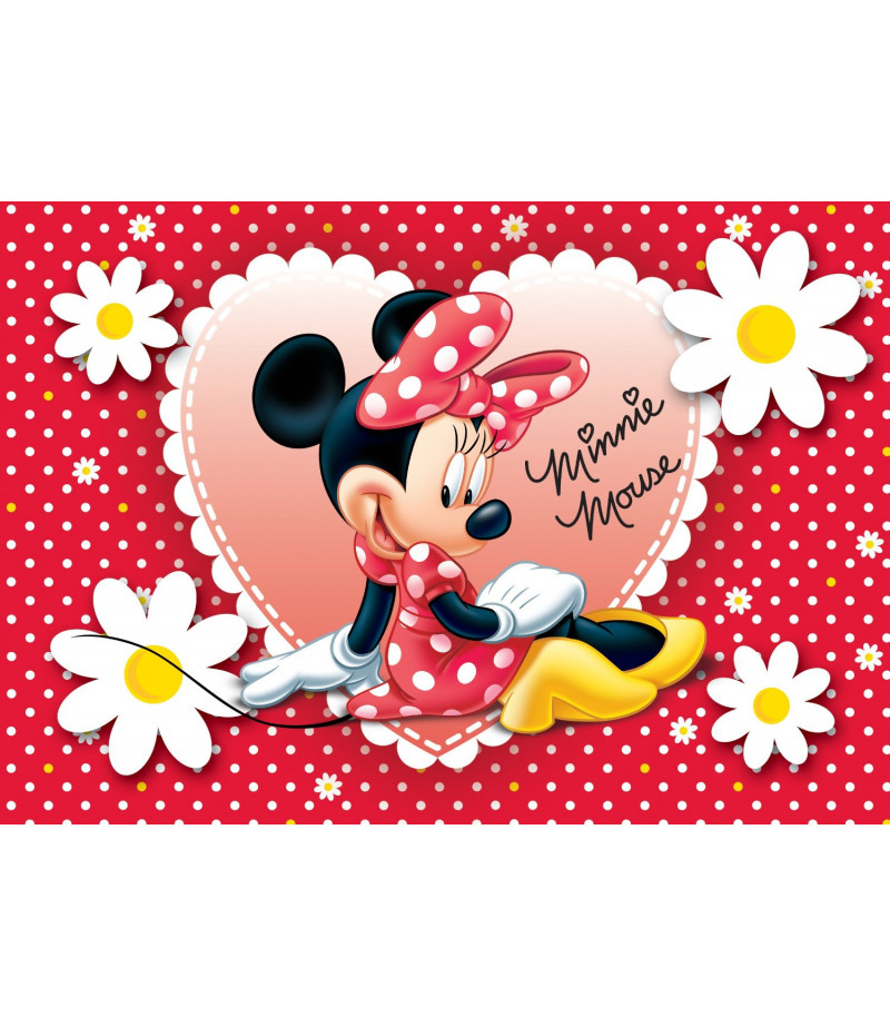 Minnie Mouse Gofret Kağıdı İle Baskı