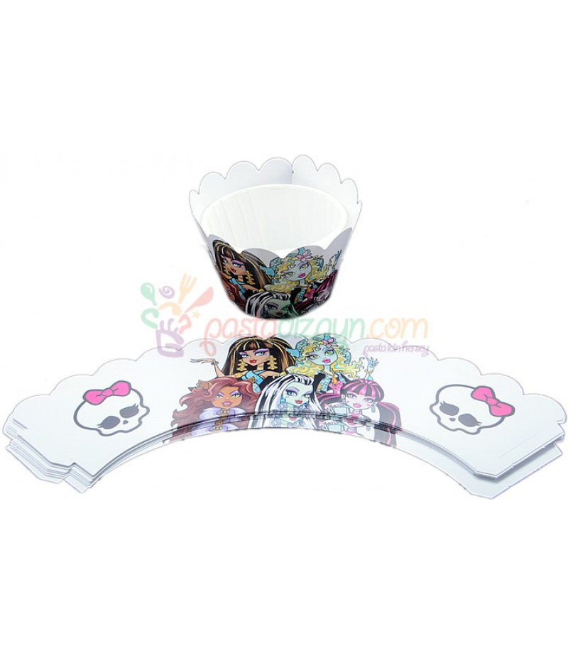 Monster High Muffin Kenar Dantel,10 Adet