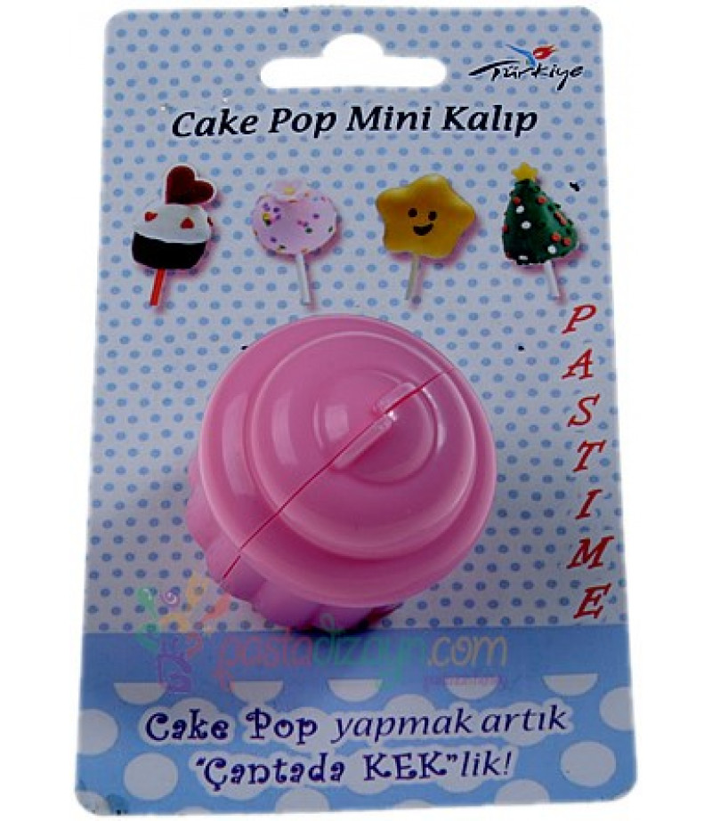 Plastik Cupcake Şekilli Pop Kek Kalıbı