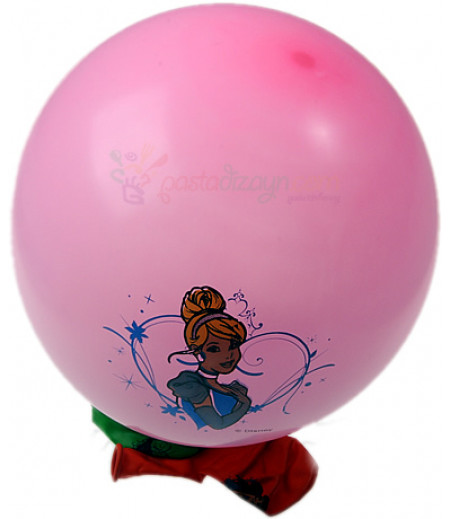 Prenses Renkli Balon Seti,12 Adet