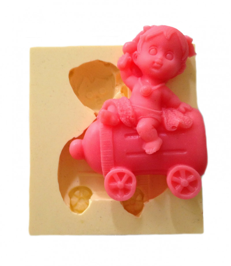 Silikon Bebek ve Biberon Kalıbı Sabun,Kokulu Taş,Mum Kalıpları