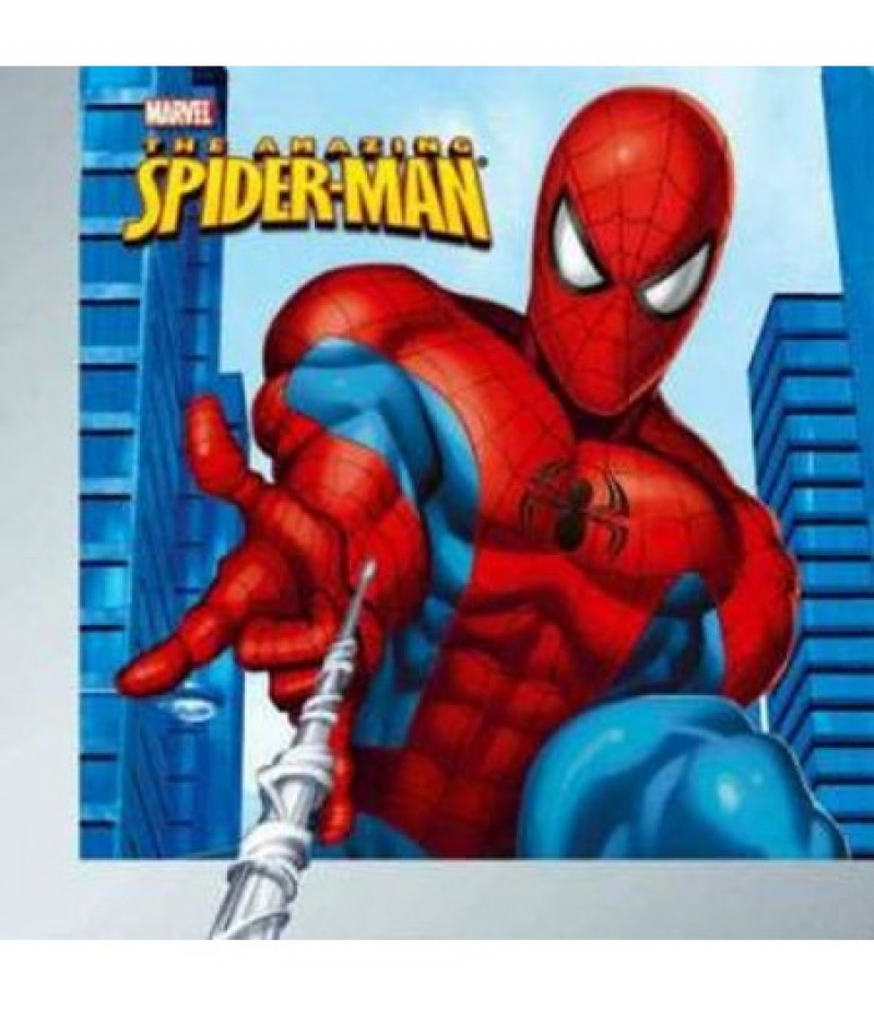Spiderman,Örümcek Adam Temalı Peçeteler,20 Adet