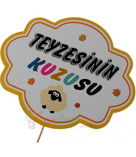 Teyzesinin Kuzusu Temalı Konuşma Balonu