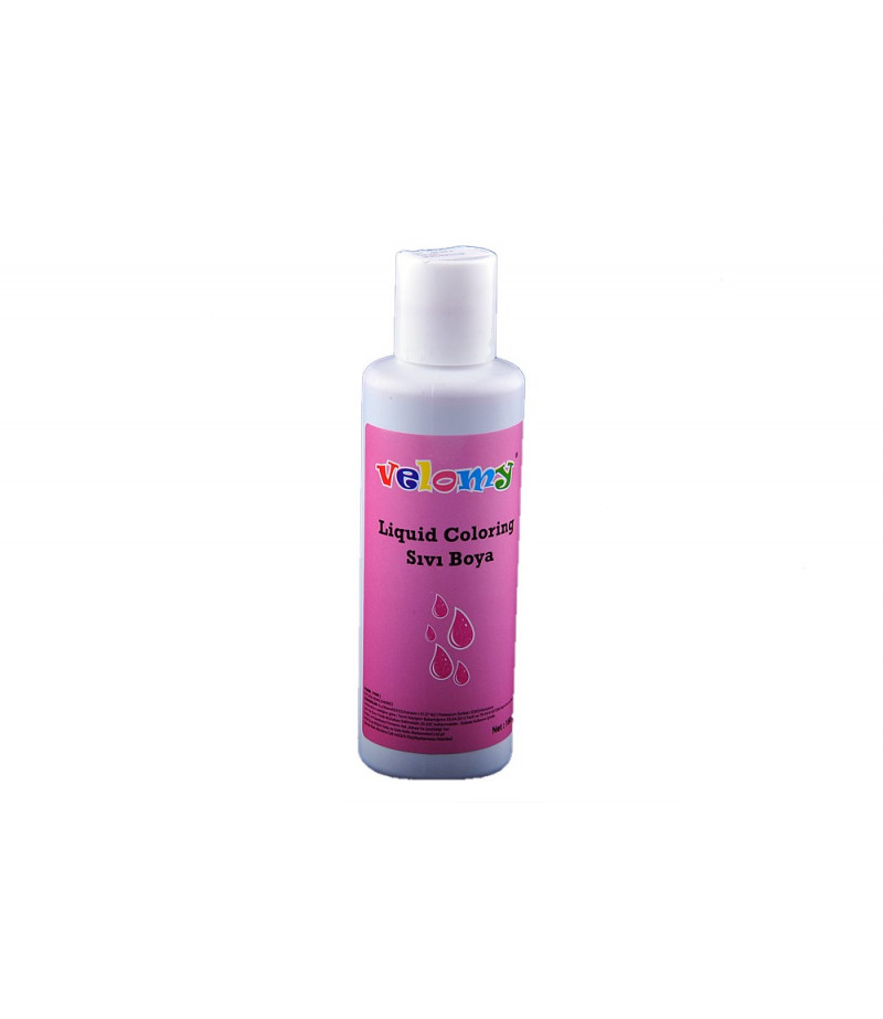 Velomy Gıda Boyası,Pembe,160 ML.