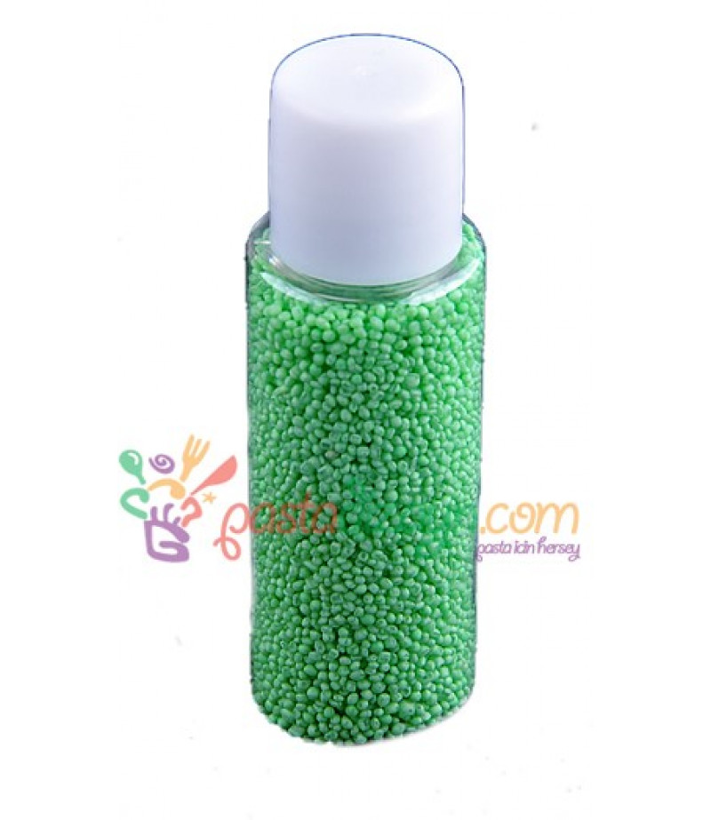 Yeşil Renk Mini Top Süsleme Şekerleri,30gr